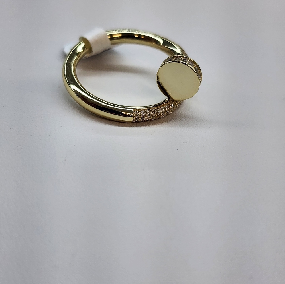 NEW Sterling Silver 925 Nail Ring - Picture 4 of 5